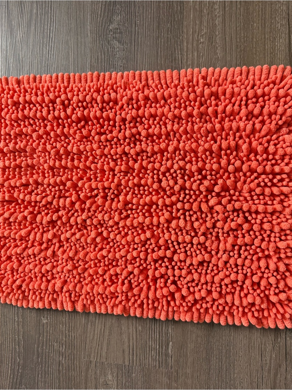 Coral Chenille Bath Mat - Home Accents